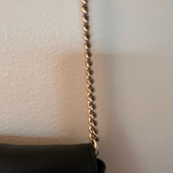 KATE SPADE small black bag with gold chain - Picture 5 of 11